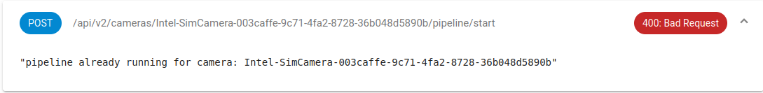 bad api response